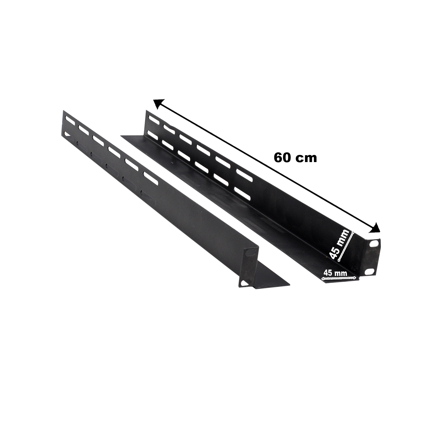 Universal Sunucu Rayı Kabinet Kızağı Rack Rail kit  Rack Kabin Kızağı Rayı Siyah Renk