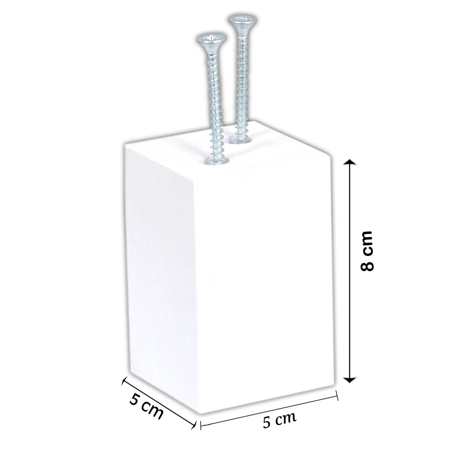 Masa Sandalye Koltuk Sehba Kanepe Ünite Ağaç  Ayak Yükseltici Ağaç Takoz Boy 8 cm En 5x5 cm 